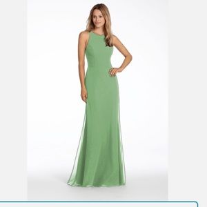 Hayley Paige Occasions Bridesmaid Dress: Sage
